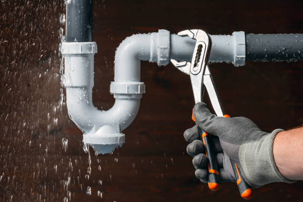 Professional Drain Cleaning technician working in Slinger, WI